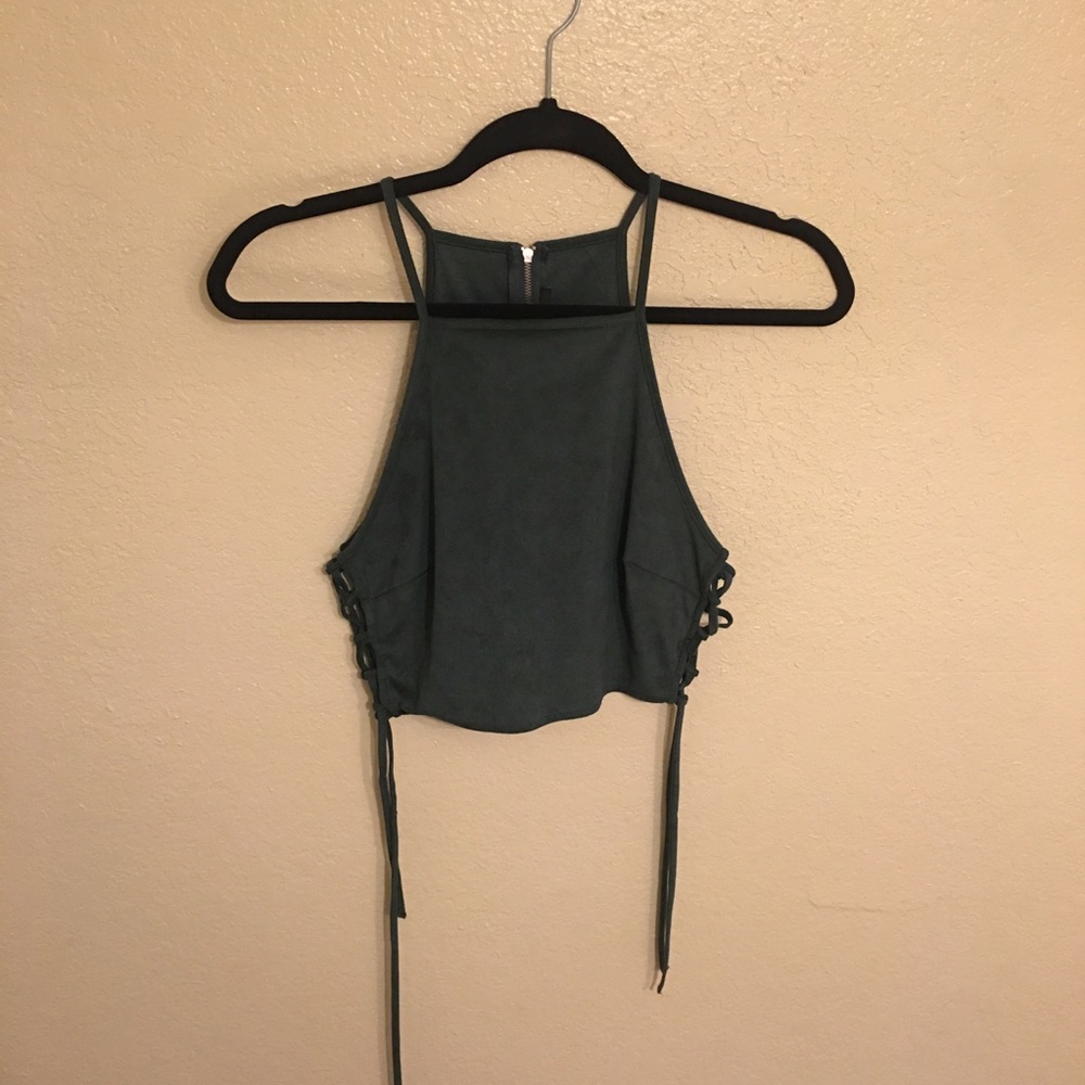 Forever 21 Suede Green Tank Top
